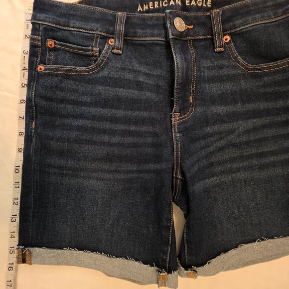 American Eagle "The Dream Short" Skinny Bermuda Women's Shorts, Size 10 - Picture 4 of 10